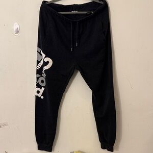 Ecko Unltd. Black Sweatpants with White Logo Tag